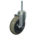 Swivel Stem Caster, Poly, 5 in., 300 lb., Gray