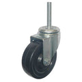 Swivel Stem Caster, Rubber, 4 in., 170 lb.
