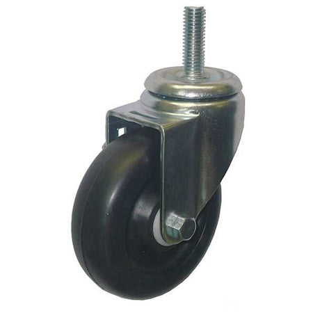 Swivel Stem Caster, Polyolfin, 4 in, 275 lb