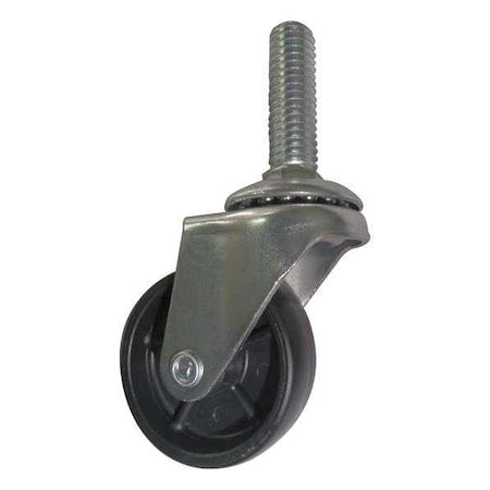 Swivel Stem Castr, Polyolefin, 2 in, 65 lb