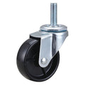 Swivel Stem Castr, Polyolfin, 3 in, 125 lb.