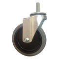 Stem Caster, 5"dia, Rubber, 325lb