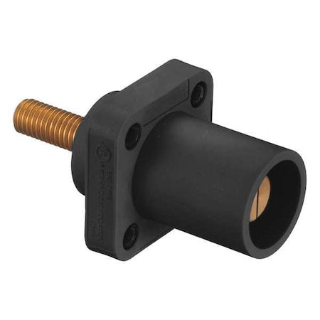Receptacle,Brwn,Taper Nose,Male,Stud