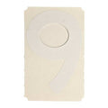 NumberLabel,1-3/4inH,7/8inW,PK10