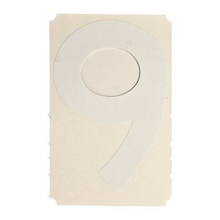 NumberLabel,1-3/4inH,7/8inW,PK10