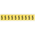 Number Label, 1in.H Character, Vinyl Cloth