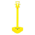 X-Treme Duty Stanchion - 46.5" Height, Yellow (2-pack)
