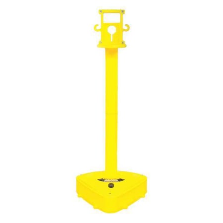X-Treme Duty Stanchion - 46.5" Height, Yellow (2-pack)