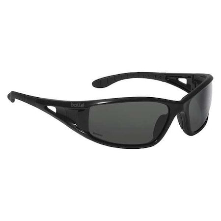 Lowrider, Safety Glasses, Anti-Fog, Anti-Static & Anti-Scratch, Gray Lens, Black Frame, Full-Frame