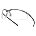 Contour Metal, Safety Glasses, Anti-Fog, Anti-Static & Anti-Scratch, Clear Lens, Silver Frame