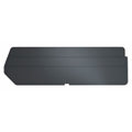 Plastic Divider, Black, 14 1/8 in L, 4 13/32 in H, 6 PK
