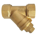 Y Strainer, 1/2" Pipe, FNPT x FNPT, Forged Brass, 600 psi