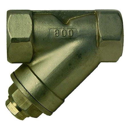 Y Strainer, 1" Pipe, FNPT x FNPT, 316 Stainless Steel, 800 psi