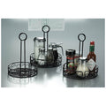 Condiment Rack, Black, 7 3/4 x 9 In.