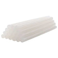 Hot Melt Adhesive, Clear, 7/16 in Dia, 10 in L, 1 min Begins to Harden, 18 PK