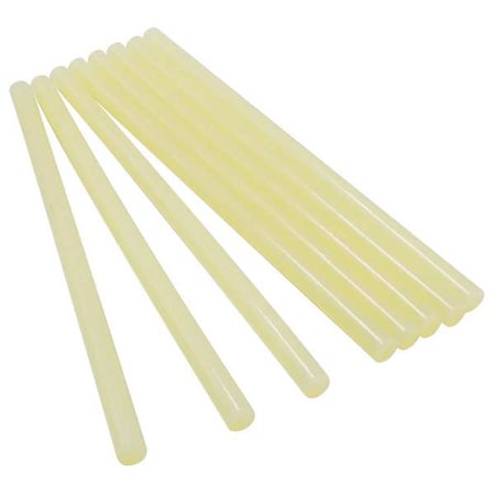 All Purpose Adhesive, clear, 5/8 in Dia, 10 in L, 10 sec Begins to Harden, 53 PK
