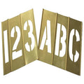 Stencil Kit, Combination Set, Letters and Numbers, 6 in Character Height, Not Applicable Font