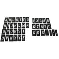 Stencil Kit, Combination Set, Letters and Numbers, 1 in Character Height, Not Applicable Font