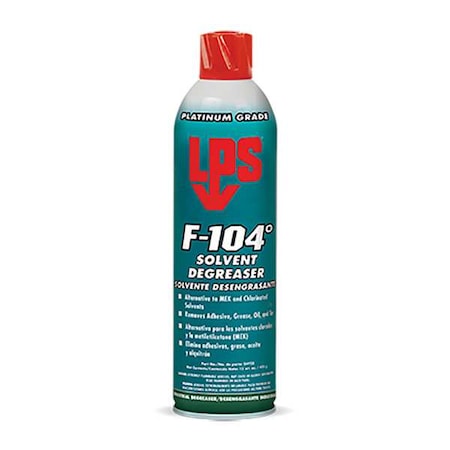 Degreaser, 15 Oz Aerosol Can, Liquid, Clear Water-White