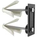 Wall Anchor, Drywall, Plaster, Plastic, 2 PK