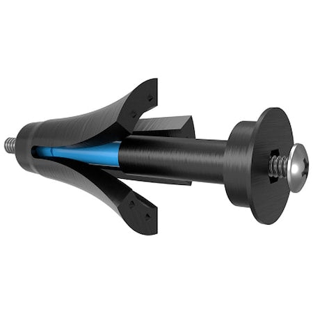 MASTER Anchor Wall Anchor, 3-1/2" L, Plastic, Not Rated Tension Strength, 24 PK