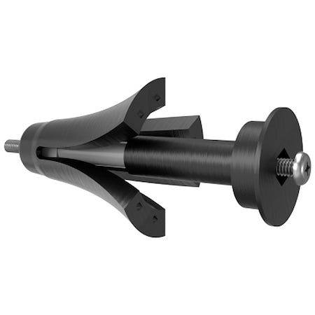 MASTER Anchor Wall Anchor, 3-1/2" L, Plastic, Not Rated Tension Strength, 2 PK
