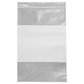 Reclosable Bag, Zip Seal, 9 in L, 6 in W, 4 mil Thick, Low Density Polyethylene (LDPE), Clear