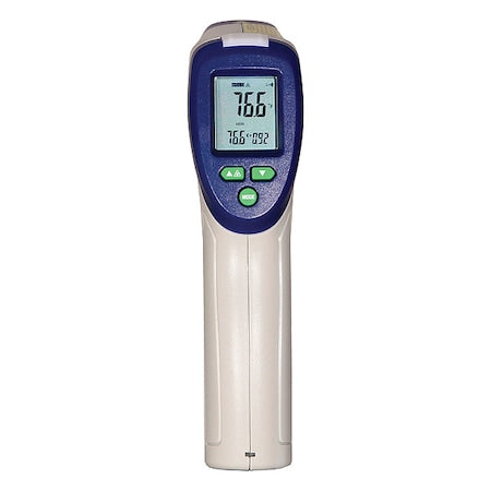 Infrared Thermometer, Adjustable 0.10 to 1.00, -31 Degrees  to 1,472 Degrees F F, Backlit LCD