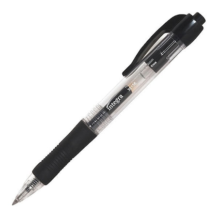 Retractable 0.5Mm Gel Pens, Black, PK12