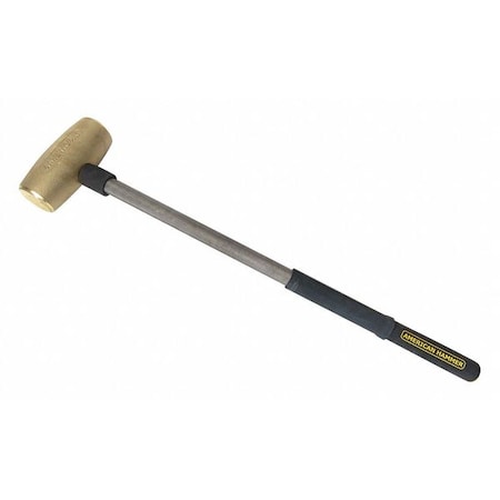 Hammer,Brass,Soft Grip,8 lb.