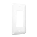 Decorator Princess Wall Plates, Number of Gangs: 1 Metal, Smooth Finish, White
