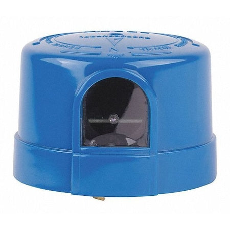 Photocontrol, Polycarbonate, TurnLock, Blue