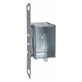 Electrical Box, 12.5 cu in, Switch Box Type, 1 Gang, Steel, Rectangular Shape