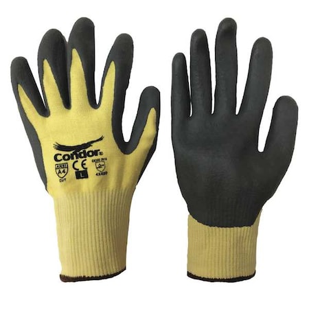 Cut-Resistant Gloves, Cut Level A4 , Nitrile , L 1 PR