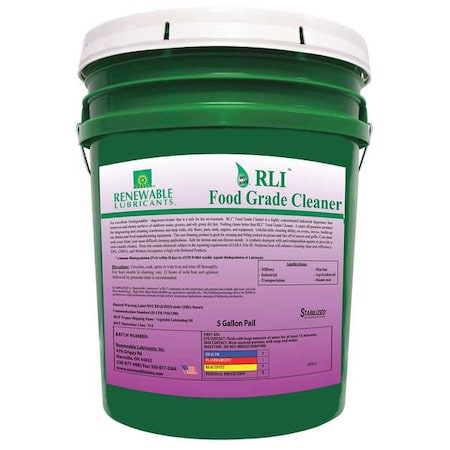Food Grade Cleaner, Pail, 5 gal, Fresh