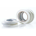 Masking Tape, 1/2 in W x 40 yd L, 6.3 mil Thick, White, Rubber Adhesive, 6 PK