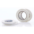 Masking Tape, 3/4 in W x 40 yd L, 6.3 mil Thick, White, Rubber Adhesive, 4 PK