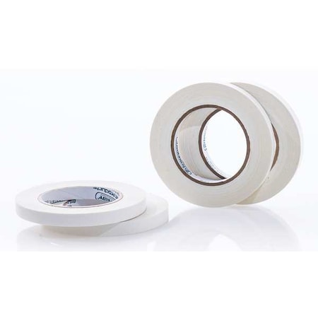 Masking Tape, 3/4 in W x 40 yd L, 6.3 mil Thick, White, Rubber Adhesive, 4 PK