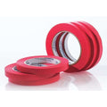 Masking Tape, 1/2 in W x 40 yd L, 6.3 mil Thick, Red, Rubber Adhesive, 6 PK