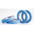Masking Tape, 3/4 in W x 40 yd L, 6.3 mil Thick, Blue, Rubber Adhesive, 4 PK