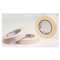 Masking Tape, 1 in W x 60 yd L, 6.3 mil Thick, White, Rubber Adhesive, 3 PK