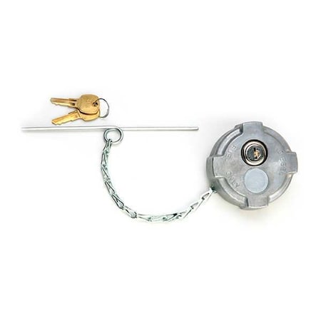 Fuel Cap,Nonvented,Lock,8 per In Thread