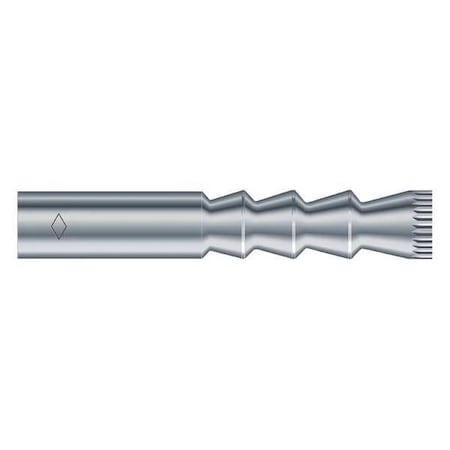 Short Drop-In Anchor, 5/8 in Dia, 5-7/8"" L, Steel Zinc Plated