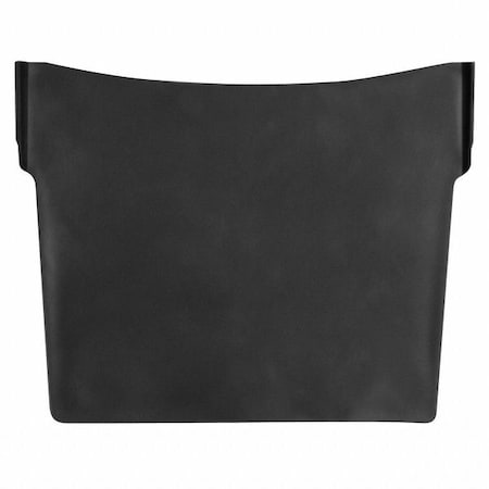 Plastic Divider, Black, 3 7/16 in L, 2 7/8 in H, 12 PK