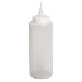 Squeeze Bottle, 10.75", Clear, Plastic, PK12