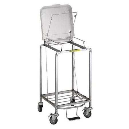 Single "Easy Access" Hamper with Foot Pedal, No Bag