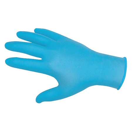 VitriShield 7010, Disposable Gloves, 4 mil Palm, Nitrile/Vinyl, Powder-Free, S, 1000 PK, Blue