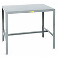 Machine Table, Steel, 24" W, 18" Height, 2000 lb., Straight