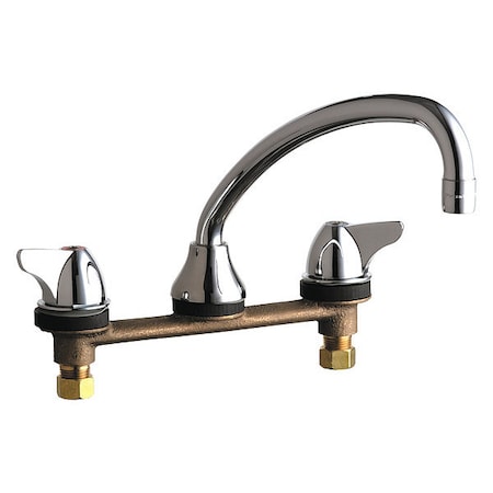 Manual Concealed Hot And Cold Water Sink, 8"" Mount, Chrome plated