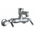 Manual Hot And Cold Water Sink Faucet, 3" - 8-3/8" Mount, Rough Chrome Plated
